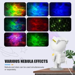 TECHGEAR Galaxy Light Projector, Space Buddy Projector Night Light Table Lamp image 4