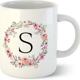 manorath Name Letter Alphabet S Printed Coffee Cup , Gifts for Brother, Sister, Friends, Ceramic Coffee Mug-picture-39