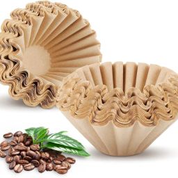 100 Counts Basket Coffee Filters Basket-Shaped Coffee Filter Paper for Drip Indian Coffee Filter-image-32