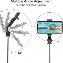 Infinite Digital Wireless Remote selfie stick Bluetooth Selfie Stick,tripod Tripod image 3
