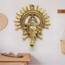 Wall Hanging Kiran Ganesh Decorative Showpiece-23 cm-picture-26