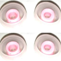BUMTECH (8 pcs , 4 Pair ) Pink color-Silicone Rubber Round Earbuds Tips, Eartips, Earpads, Earplugs, for Replacement in Earphones and Bluetooth Medium Size Pink Color( 8 Pcs ( 4 Pair) In The Ear Headphone Cushion-image-27