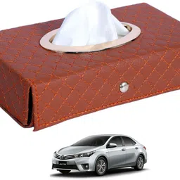 mockhe Cross-Tan Tissue Box Leatherette-141 Vehicle Tissue Dispenser-picture-10