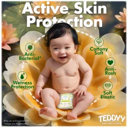teddyy Easy Diaper Pants with Rash Protection and 3x Faster absorption Technology - M image 2