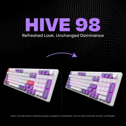 Kreo Hive Full Size Wired Gaming Mechanical Keyboard,Outemu Switches & RGB Backlight Wired USB Standard Gaming Keyboard Compatible with Desktop, Laptop, Mac image 2