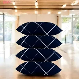 LUXURY Microfibre Abstract Sleeping Pillow Pack of 4-2