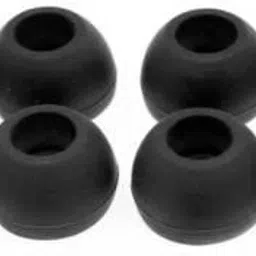BBS PRO 8 Pcs (4 Pair) Black Earphone silicon Earbuds tips In The In The Ear Headphone Cushion-image-53