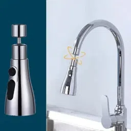 mriya 3 Modes Adjustable Tap Sink Faucet Universal Movable kitchen Sink Faucet Faucet Set image 2