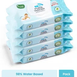 98% Water Based Scented Wipes Plant Derived Fabric 60 Pcs/Pack (Pack of 5)-20