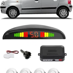 PKNA0829 White Car Reverse Parking Sensor with LED Display 4 Sensor PKNA0829 Parking Sensor-2