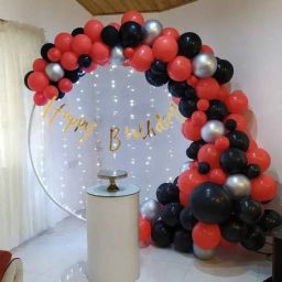 Solid happy birthday decoration theme combo 53 pcs for girls boys Balloon-25