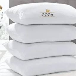 LUXURY Cotton Solid Sleeping Pillow Pack of 4-15