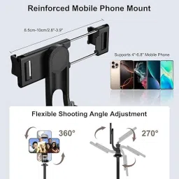 GETGETO 170cm Wireless Selfie Stick with Detachable Remote Tripod, Monopod Kit, Tripod Kit image 4