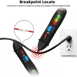 90V-1000V AC Volt Tester Smart Auto/Manual Mode Adjustable Voltage Detector Pen Digital Voltage Tester-19