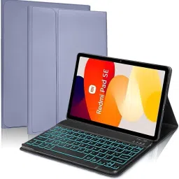 Proelite Redmi Pad SE 11 inch, Magnetic Detachable Wireless Built-in 7-Colors Backlit Bluetooth Standard Tablet Keyboard-10