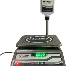 monet Stainless Steel 40 KG Premium; 2g Accuracy; 2Days Battery Backup ;Green Display Weighing Scale-11
