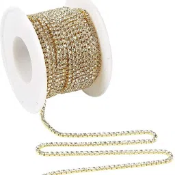 6 ss golden to white stone for embroidery, craft and jewellery making(10 metre)-picture-15