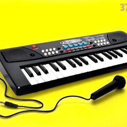 X151 Keys Piano Toy with Microphone, USB Power Cable & Sound Recording Best Birthday Gift for Boys and Girls Musical Instruments Analog Digital Piano-image-65