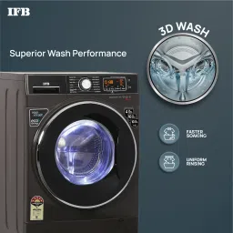 ifb 8 kg 5 Star 2X Power Steam,Hard Water Wash Fully Automatic Front Load with In-built Heater Brown image 5
