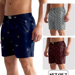 Pack of 3 Printed Men Boxer-image-105