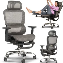 Ergonomic Office Chair for Work from Home Computer Chair 3D Armrest, 2D Headrest Mesh Office Executive Chair-78