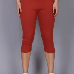 Advanced Women Maroon Capri-image-13