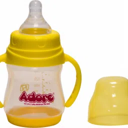 Jiggle 2 in 1 Baby Feeding Bottle with Handle -BPA Free-BIS Certified -FoodGrade - 150 ml-image-4