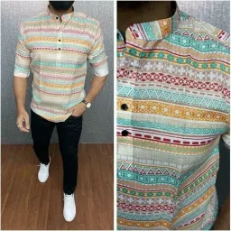 Men Printed Cotton Blend Straight Kurta-image-61