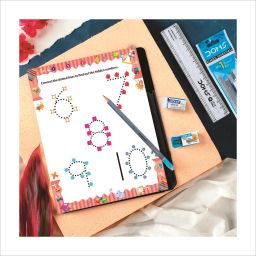 editone LKG Activity Sheets (120 Pages)|Learning & Creativity|12 Water Color Sketch Pen image 3