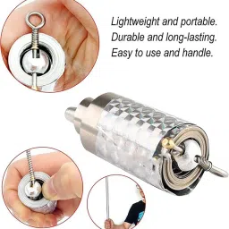 Magic Stick Silver Appearing Pocket Cane 1 Pcs Silver Stage Magic Trick Lacrosse Stick-image-44