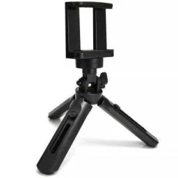 LKMO Extendable Mini Tripod + Universal Mobile Holder Lightweight Portable 5 Time Height Adjustable Upto 28 cm Perfect for Vlogging, Video Shooting,Photography etc Fit for All Mobile Phones, Action & DSLR Camera's Tripod Kit, Monopod Kit, Tripod Ball Head, Tripod Clamp, Tripod Bracket-23