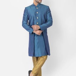 DEYANN Solid Sherwani-image-90