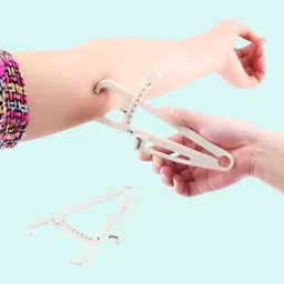 FlyTouch New Personal Measure Inch Mm Body Fat Caliper Tape Keep Slim Fitness Fat Clip C Body Fat Analyzer-image-84