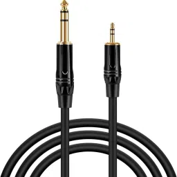 6.35mm Stereo to 3.5mm Stereo Guitar Cable Straight TRS Patch Cable-picture-17