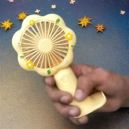 Mini Handheld Fan With Phone Stand, Strong Wind, USB Charging, Low Sound, 1Pcs-27