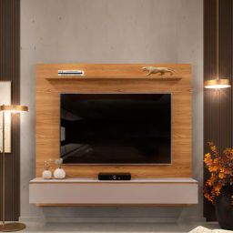 casacraft from pepperfry Marley Tv Unit In Carvalho Nobre & Griz Finish For Tvs Up To 60"-picture-26