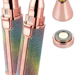 Callun 2in1Hair Remover Epilator&EyebrowFace,Upper Lip,Chin Shaver Machine for Women Trimmer 180 minRuntime 0 Length Settings-image-86