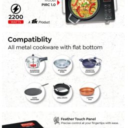 2200 W Infrared Cooktop Touch Panel, Jog Dial-image-35