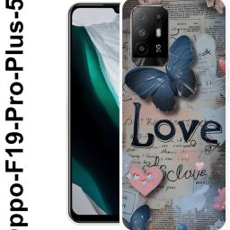 Back Cover for OPPO F19 Pro Plus+, Butterfly, Cute, Love, Design ,099-image-35