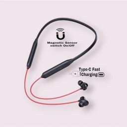 Upto 50 Hours Playtime*, Fast Charging, Dual Pairing Bluetooth Neckband _BZ Bluetooth & Wired Headset-image-91