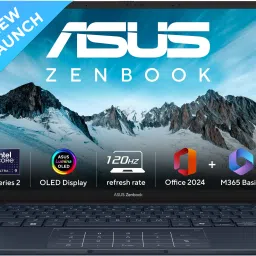 ASUS Zenbook 14 OLED (2025) with Office 2024 + M365 Basic*, AI PC Intel Core Ultra 9 285H - (32 GB/1 TB SSD/Windows 11 Home) UX3405CA-PZ164WS Thin and Light Laptop-image-44