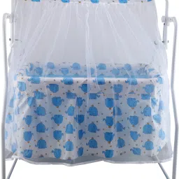 baby bubble Baby Cradle with Swing | Crib with Mosquito Net | Baby Palna | Sturdy and Safe image 2