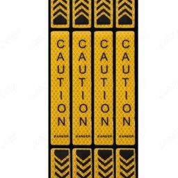 Reflective Car Door Edge Guard Stickers (Yellow) Caution Danger Warning Sticker Car Reflector Light-19