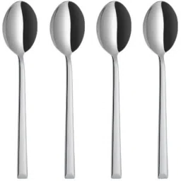 Set of 6 Premium 8-Inch Stainless Steel Spoons | Durable & Corrosion-Free Design Stainless Steel Table Spoon Set-image-85