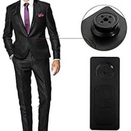 SKY HUB Spy Mini Button Pinhole Hidden Camera with Audio Video Recorder and USB Cable Spy Camera image 5