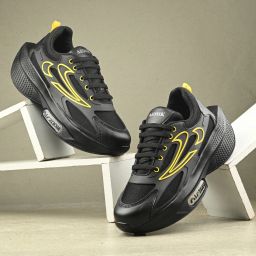 YELLOW HIGH PREMIUM QUALITY Running Shoes For Men-picture-26