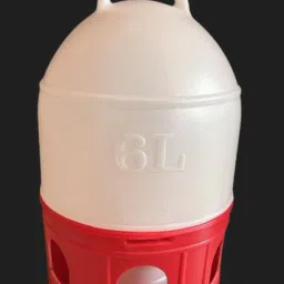 Pigeon Water Drinker 6L - Red Caged Bird Feeder-25
