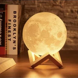 Moon Lamp, LED 7 Colors Moon Night Light Lamp, Remote & Touch Control Night Lamp-image-83