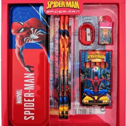 Spiderman Stationary Kit for kids/boys/girls/ birthday gift set, Pencil box set Geometry Box-image-53