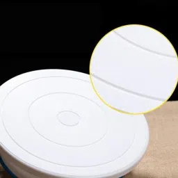 fulkiza Cake Turntable Smoothly Revolving Cake Stand Cake Decorating Kit Baking Tools Plastic Cake Server image 2